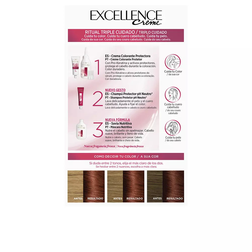 L'ORÉAL PARIS-EXCELLENCE Creme tint 77 sorvete de caramelo-DrShampoo - Perfumaria e Cosmética