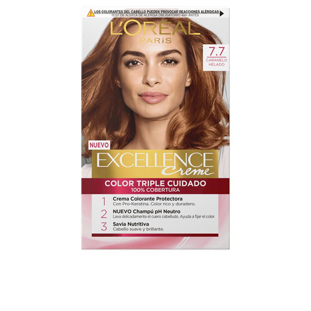 L'ORÉAL PARIS-EXCELLENCE Creme tint 77 sorvete de caramelo-DrShampoo - Perfumaria e Cosmética