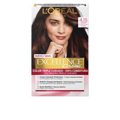 L'ORÉAL PARIS-EXCELLENCE Creme tinte 415 castano oscuro helado-DrShampoo - Perfumaria e Cosmética