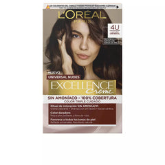 L'ORÉAL PARIS-EXCELLENCE creme universal nudes tintura 4u castanho.-DrShampoo - Perfumaria e Cosmética