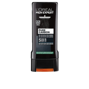 Gel de banho MEN EXPERT pure carbon 5 em 1 400 ml Imagen secundaria del producto