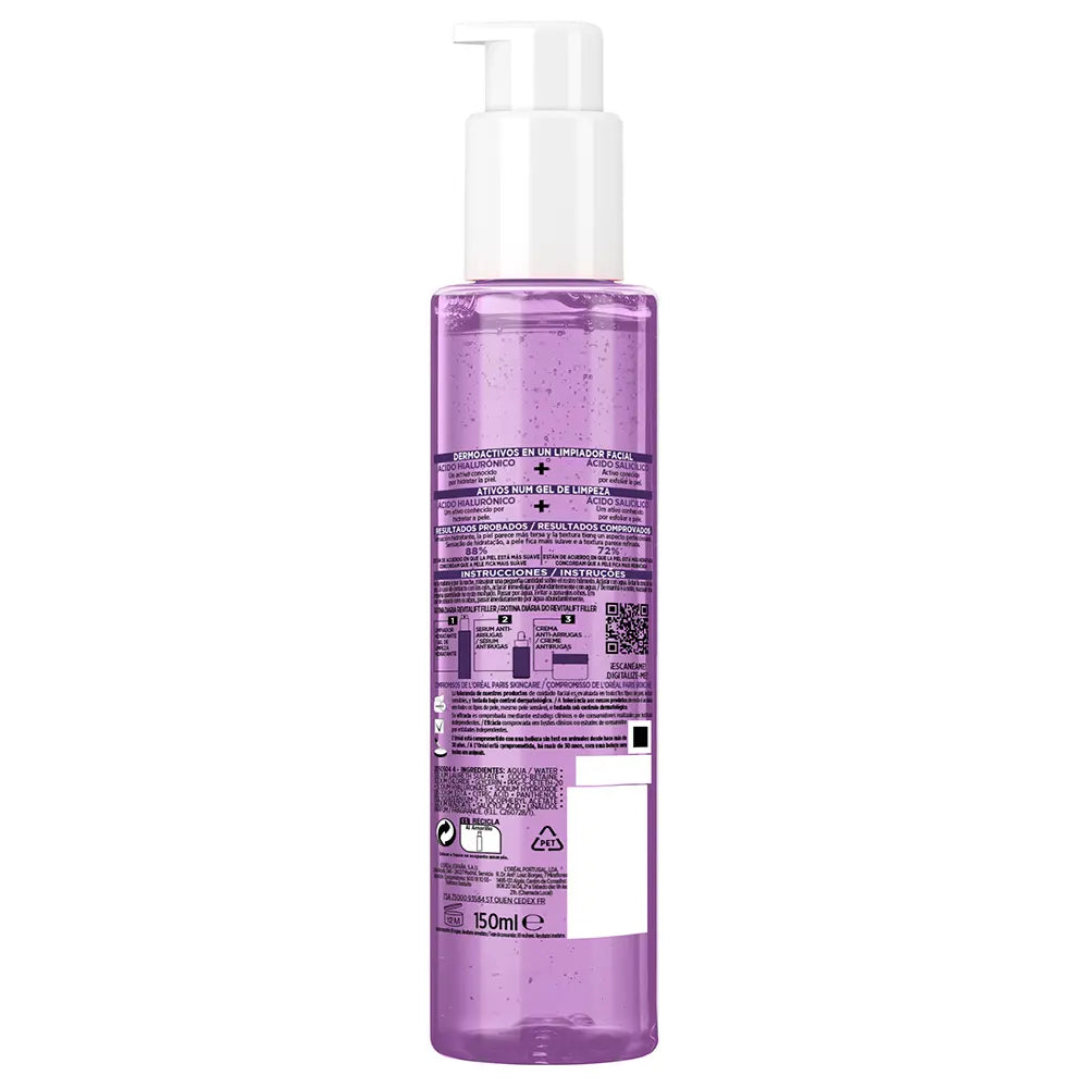 L'ORÉAL PARIS-Gelo de limpeza facial hidratante 150 ml.-DrShampoo - Perfumaria e Cosmética