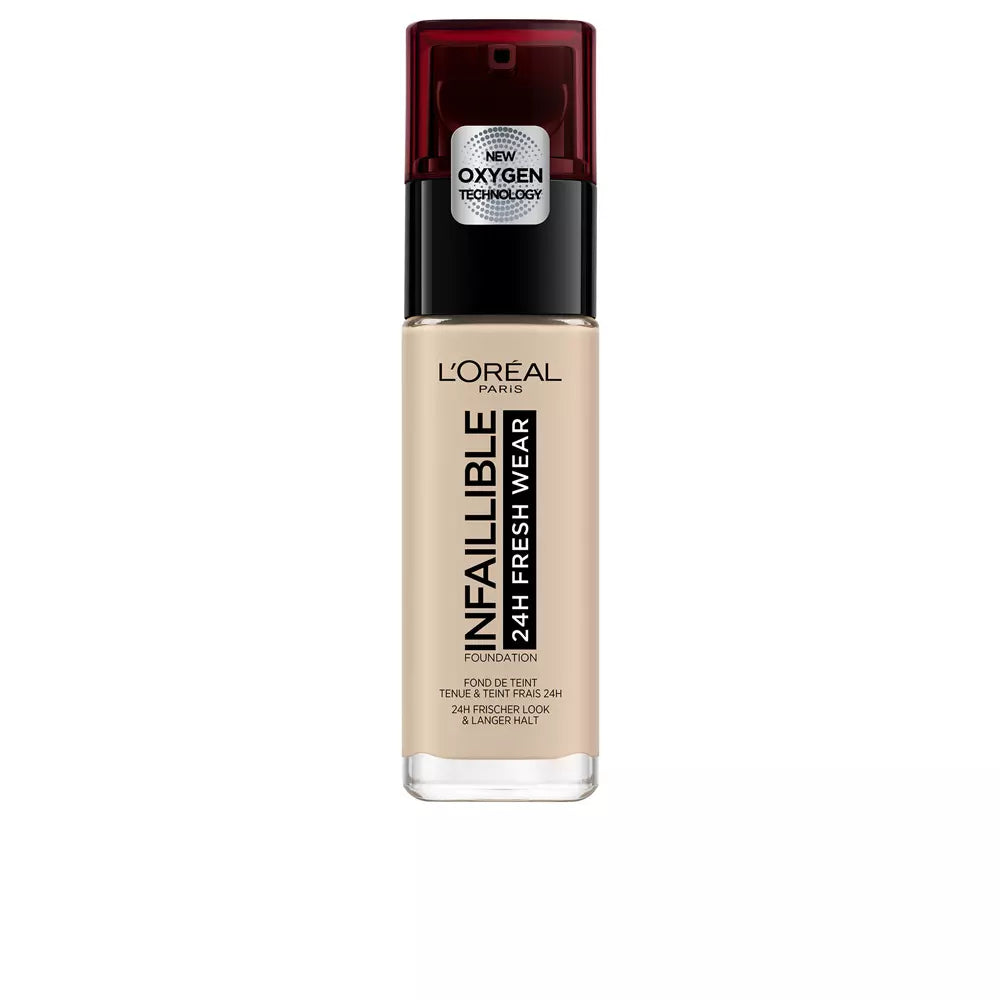 L'ORÉAL PARIS-INFAILLIBLE 24h Fresh Wear base 015 porcelana 30 ml-DrShampoo - Perfumaria e Cosmética
