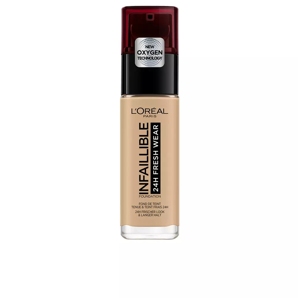 L'ORÉAL PARIS-INFAILLIBLE 24h fresh wear base 200 sable dore 30 ml-DrShampoo - Perfumaria e Cosmética