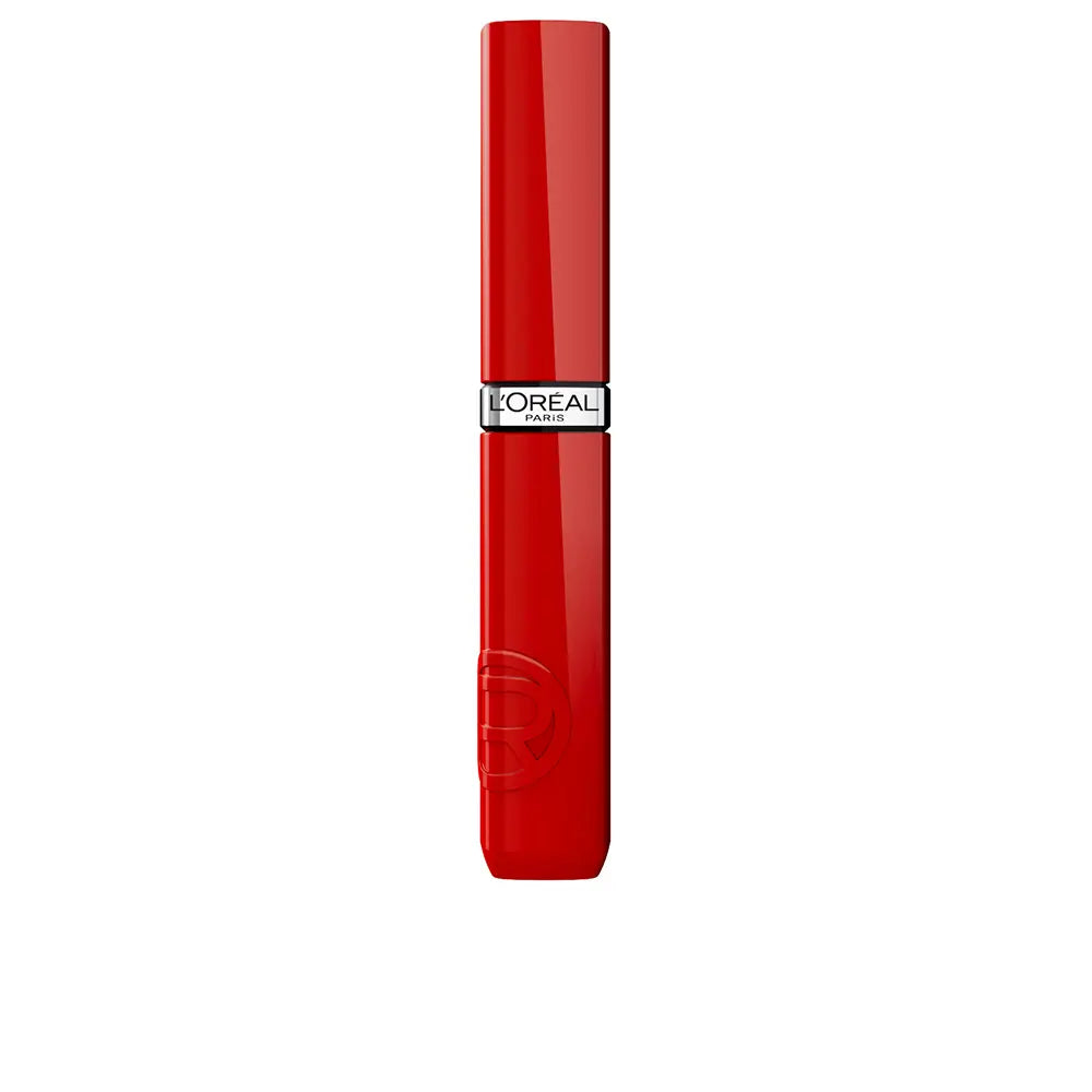 L'ORÉAL PARIS-INFALLIBLE LAQUE batom líquido efeito vinil 415 Red Bisou 43 ml.-DrShampoo - Perfumaria e Cosmética