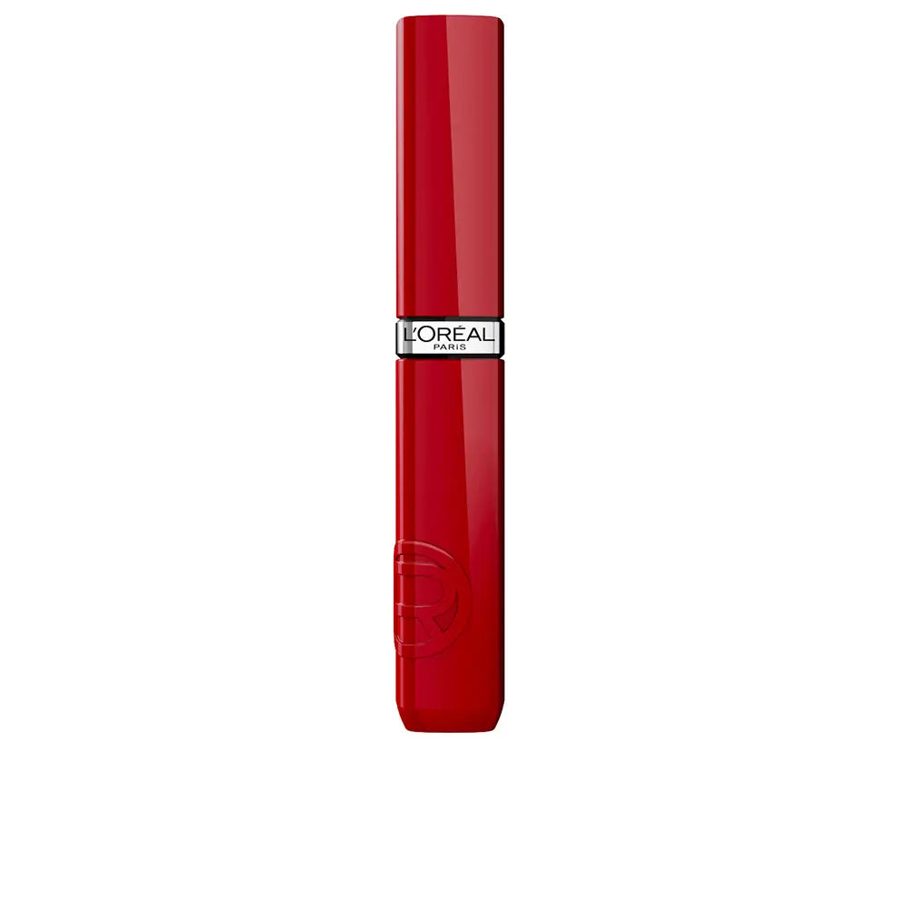 L'ORÉAL PARIS-INFALLIBLE LAQUE batom líquido efeito vinil 420 Rouge Paris 43 ml.-DrShampoo - Perfumaria e Cosmética