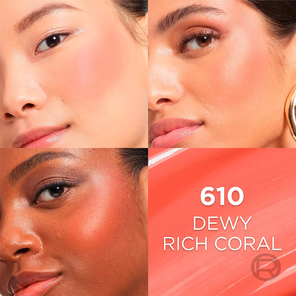 L'ORÉAL PARIS-LUMI blush líquido 640 Rouge Paris 11 ml.-DrShampoo - Perfumaria e Cosmética