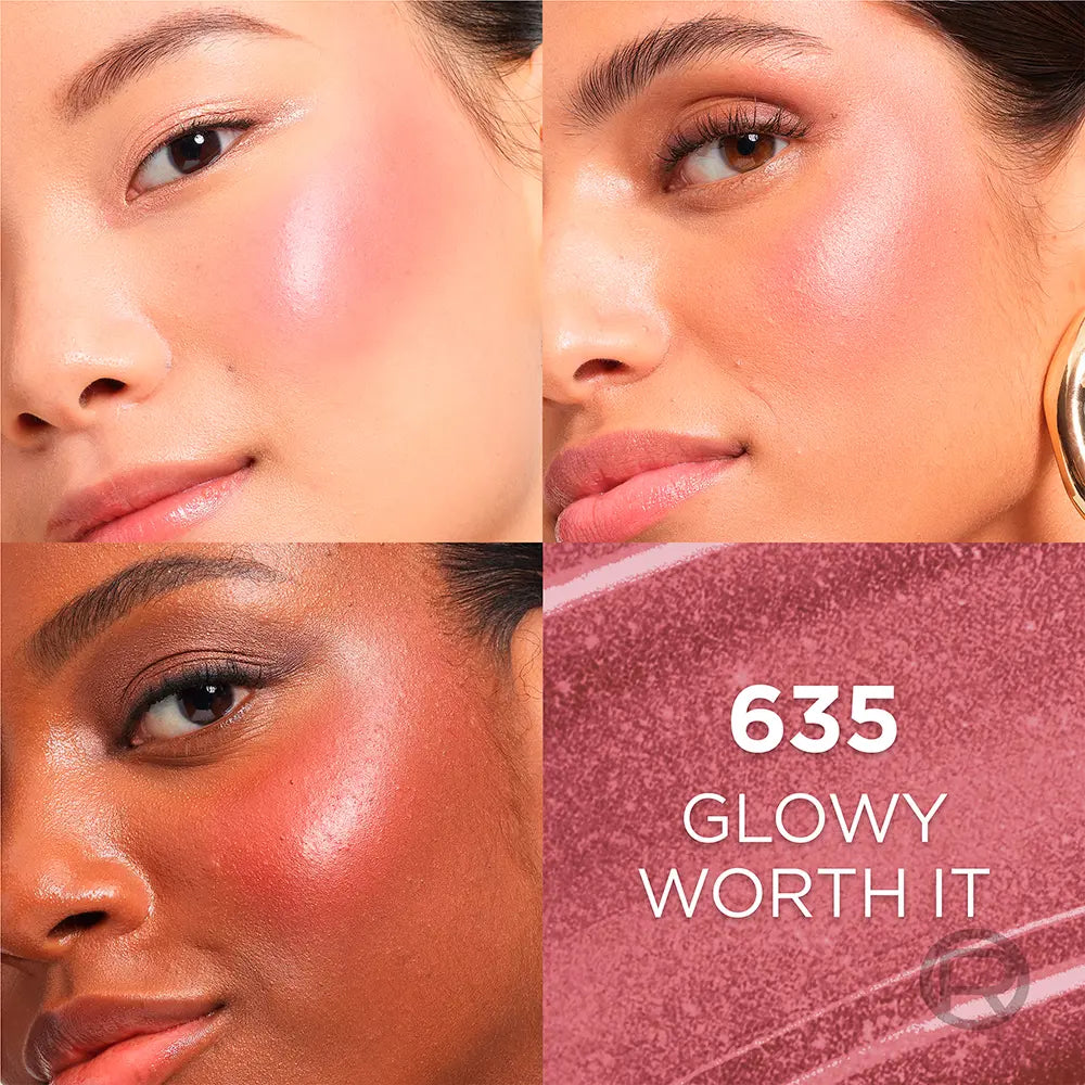 L'ORÉAL PARIS-LUMI o blush líquido 601 Dewy Worth It 11 ml-DrShampoo - Perfumaria e Cosmética