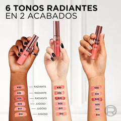 L'ORÉAL PARIS-LUMI o blush líquido 627 Pêssego Quente 11 ml.-DrShampoo - Perfumaria e Cosmética