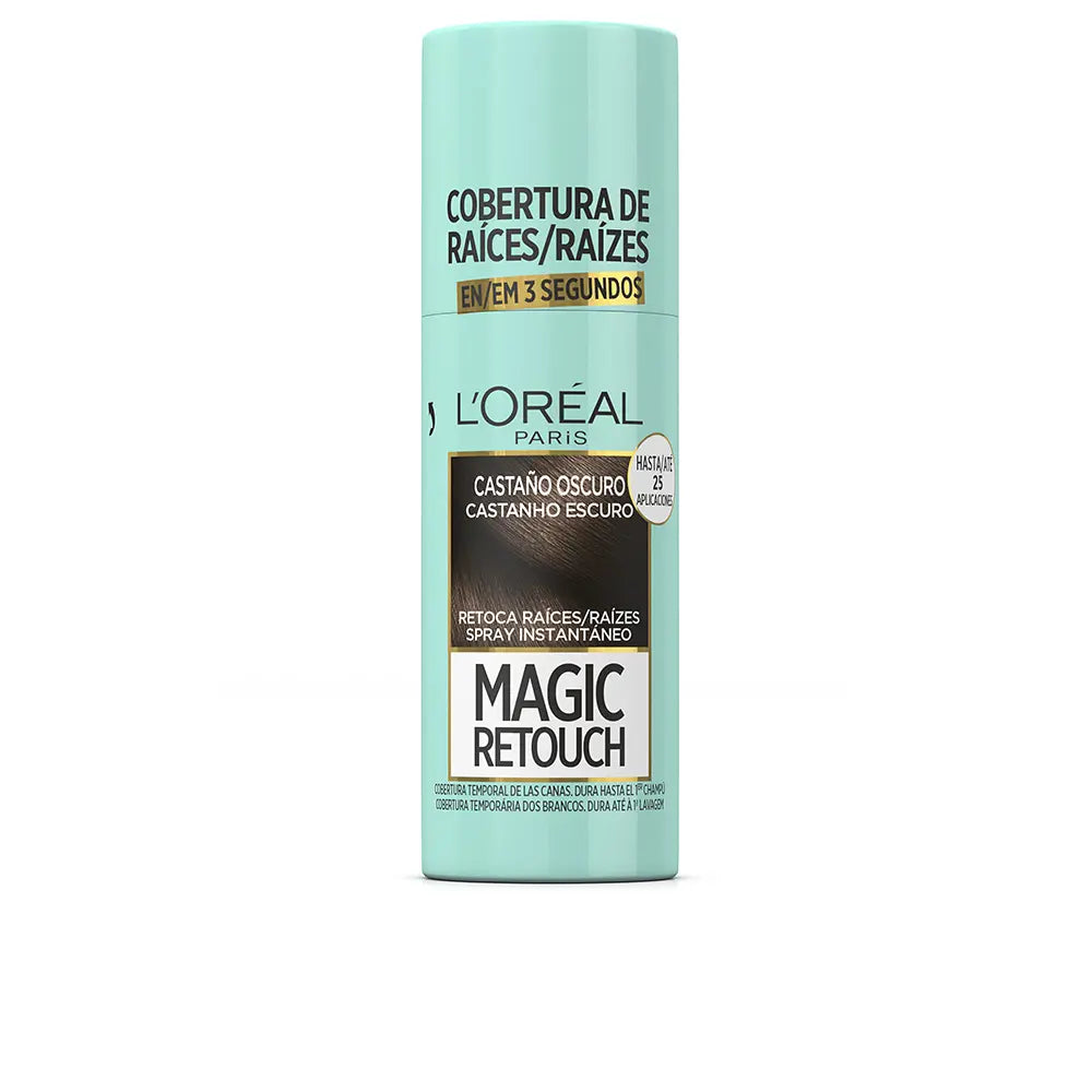 L'ORÉAL PARIS-MAGIC RETOUCH 3 spray castanho 75 ml-DrShampoo - Perfumaria e Cosmética