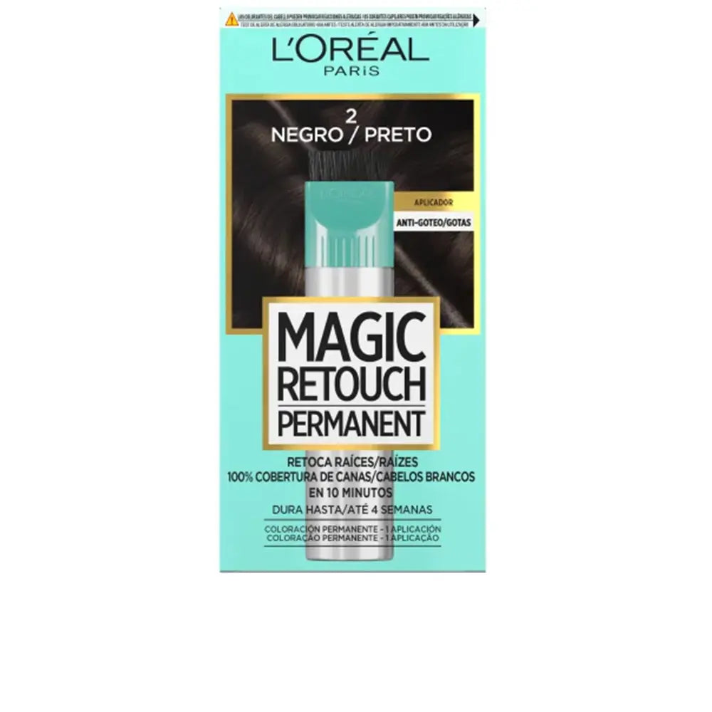MAGIC RETOUCH coloração permanente para cabelos nº 2 - Preto, 1 unidade