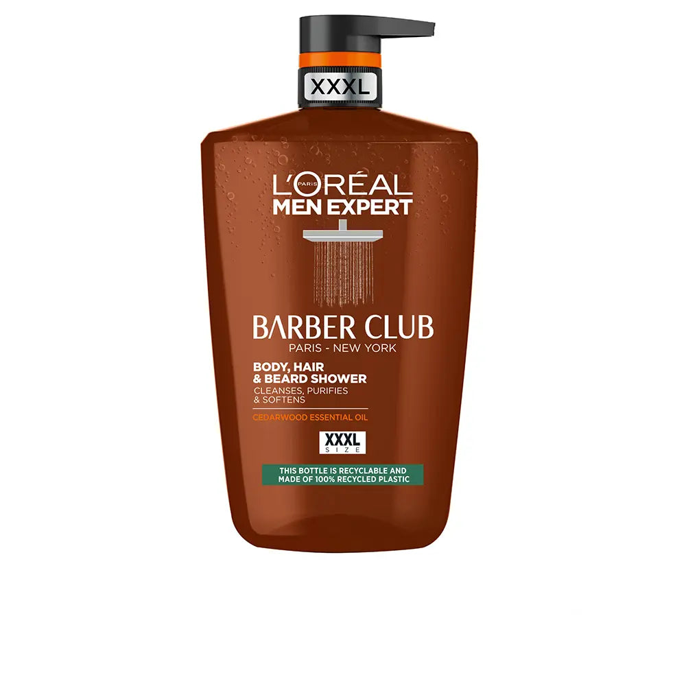 L'ORÉAL PARIS-MEN EXPERT BARBER CLUB gel de ducha corporal.-DrShampoo - Perfumaria e Cosmética