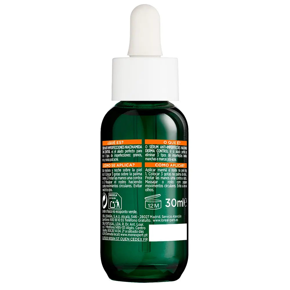 L'ORÉAL PARIS-MEN EXPERT DERMA CONTROL soro anti-manchas 30 ml-DrShampoo - Perfumaria e Cosmética