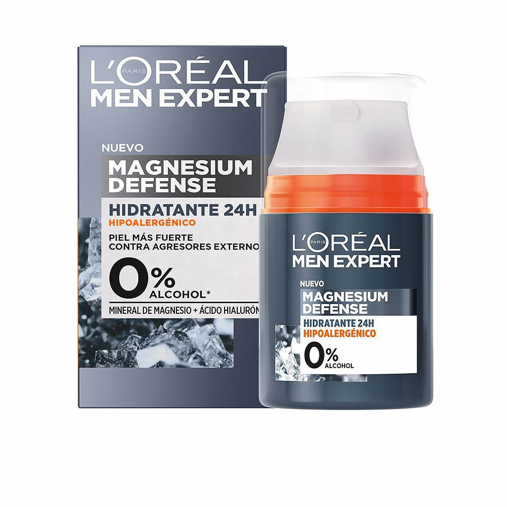 L'ORÉAL PARIS-MEN EXPERT MAGNESIUM DEFENSE Hidratante 24 horas 50 ml-DrShampoo - Perfumaria e Cosmética