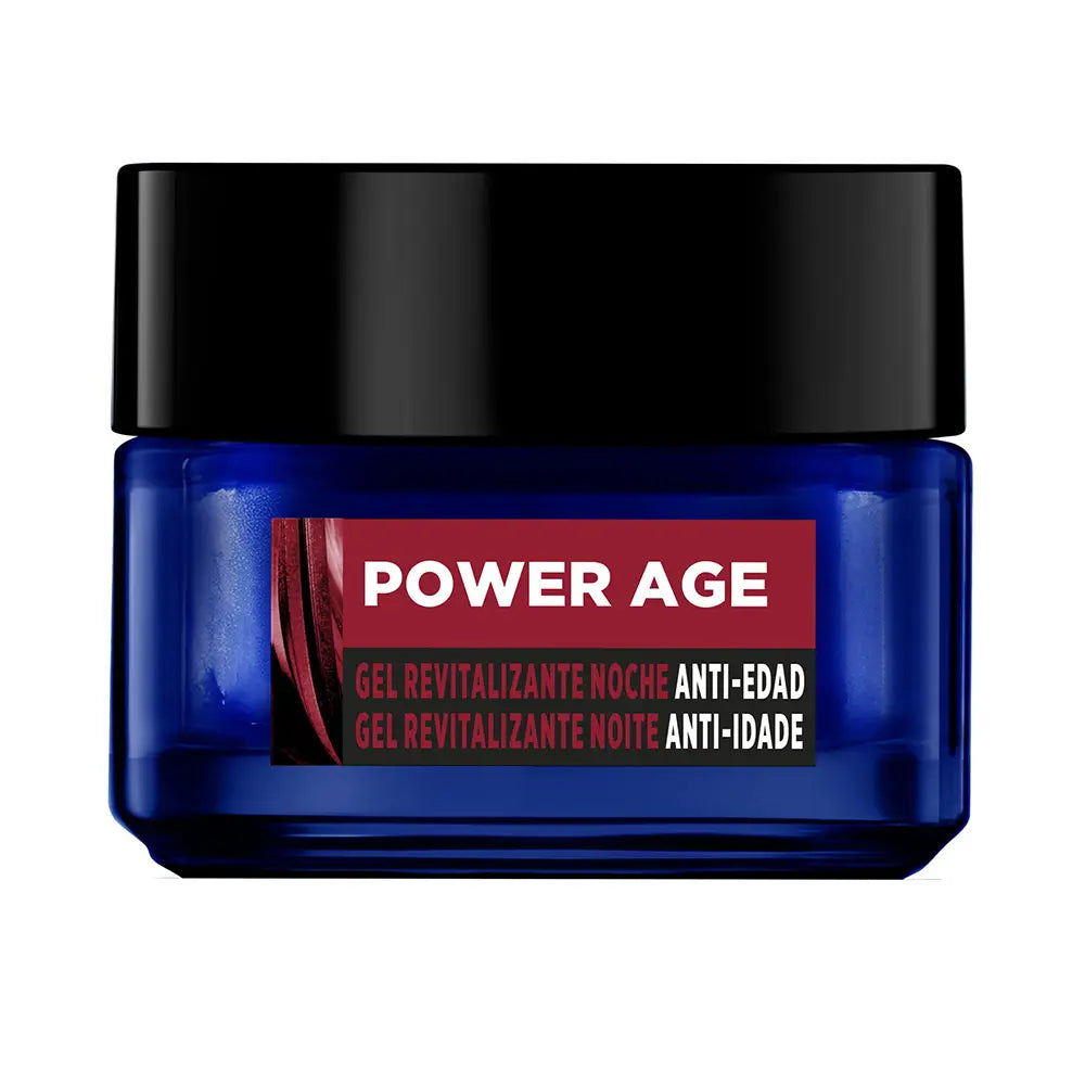 L'ORÉAL PARIS-MEN EXPERT POWER AGE gel noturno revitalizante antienvelhecimento 50 ml-DrShampoo - Perfumaria e Cosmética