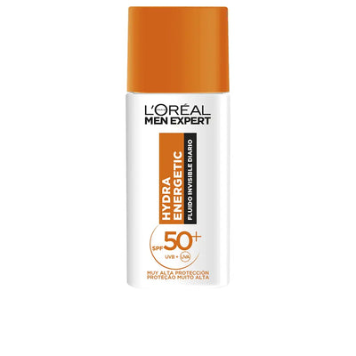 L'ORÉAL PARIS-MEN EXPERT hydra energetic fluido invisible diario SPF50+ 50 ml-DrShampoo - Perfumaria e Cosmética