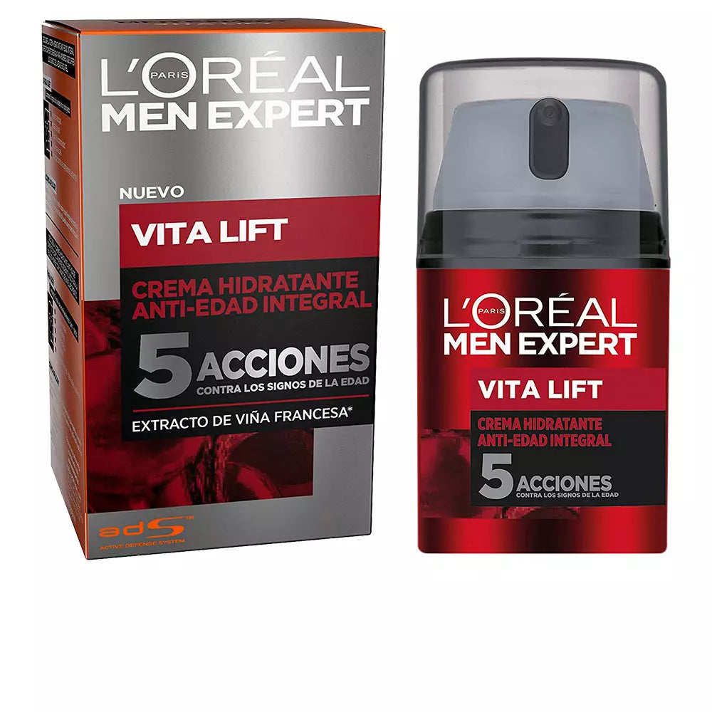 L'ORÉAL PARIS-MEN EXPERT vita-lift 5 soin antienvelhecimento 50 ml-DrShampoo - Perfumaria e Cosmética