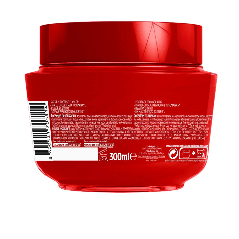 L'ORÉAL PARIS-Máscara ELVIVE COLOR-LIVE 300 ml-DrShampoo - Perfumaria e Cosmética