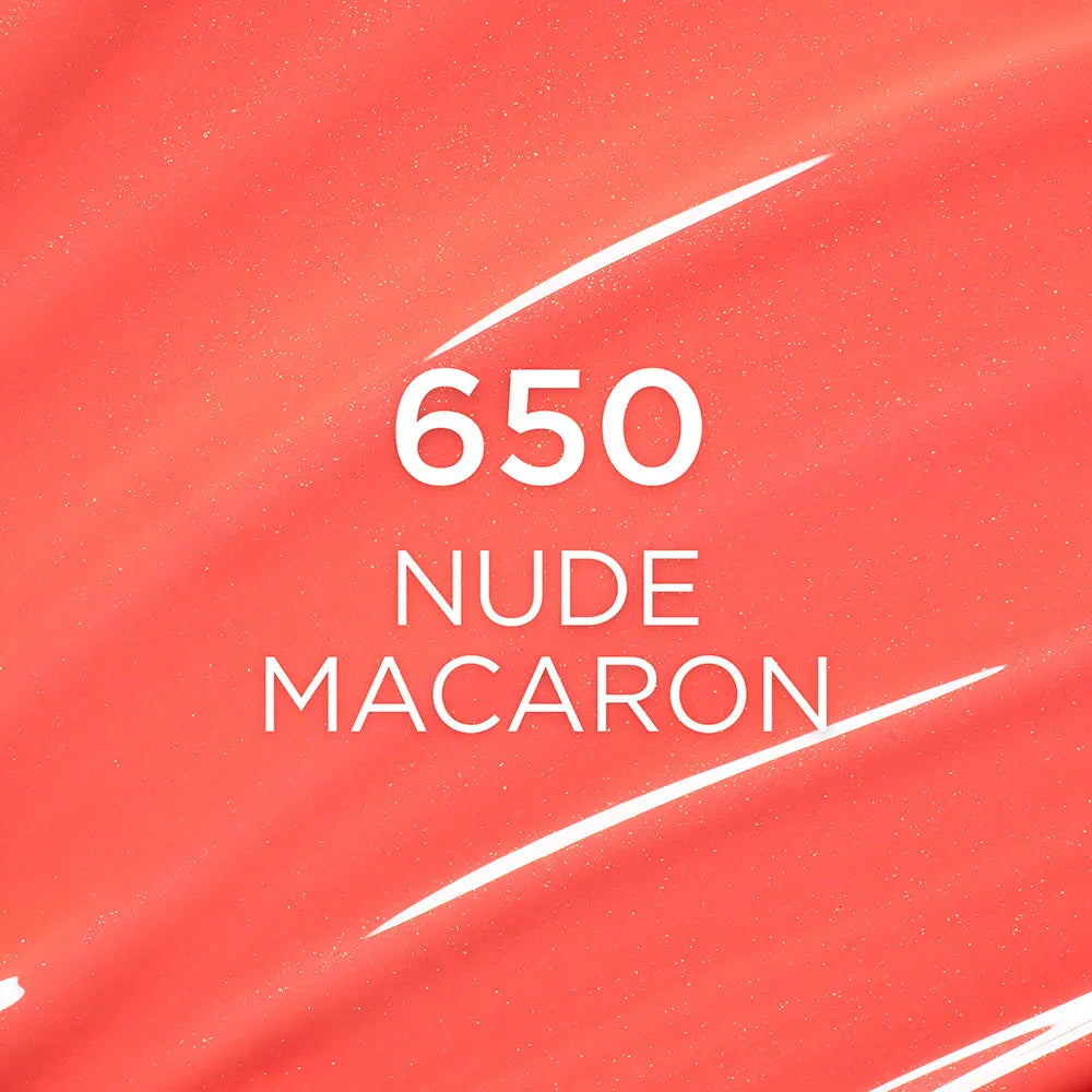 L'ORÉAL PARIS-Óleo labial volumizador PLUMP AMBITION #650-Nude Macaron 5 ml-DrShampoo - Perfumaria e Cosmética