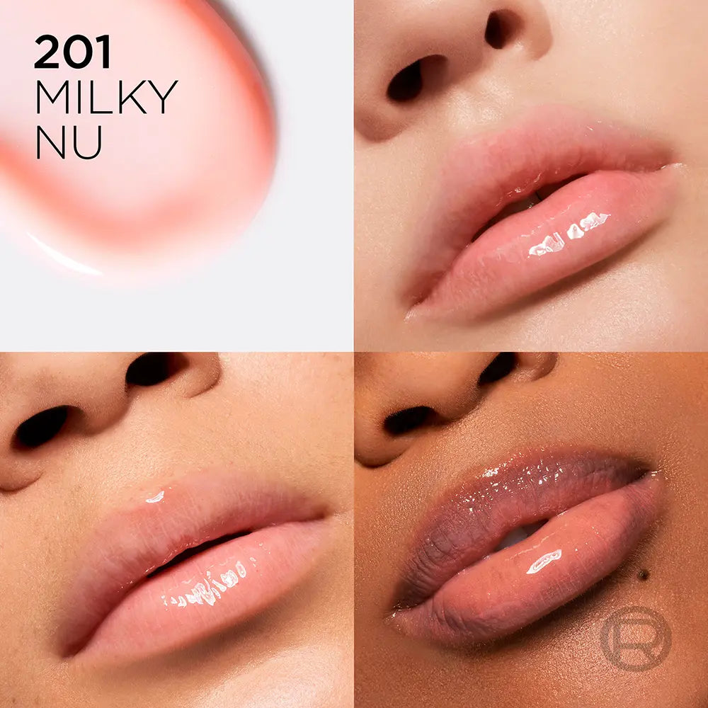L'ORÉAL PARIS-Óleo labial volumizante PLUMP AMBITION #201-Milky 5 ml-DrShampoo - Perfumaria e Cosmética