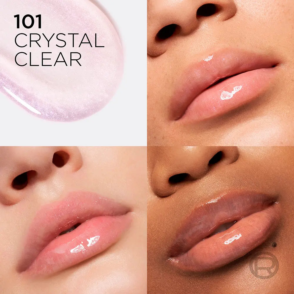 L'ORÉAL PARIS-Óleo para lábios volumizante PLUMP AMBITION #101-Crystal Clear 5 ml-DrShampoo - Perfumaria e Cosmética