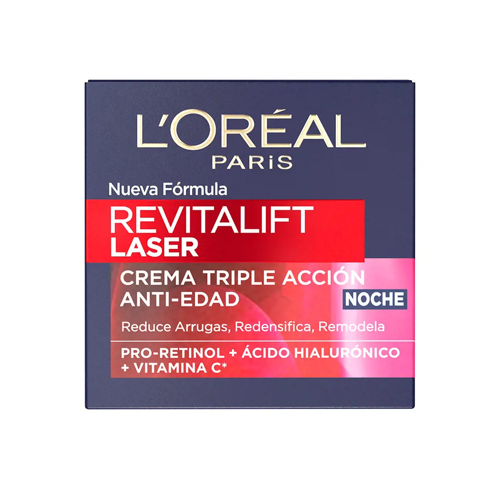 L'ORÉAL PARIS-REVITALIFT LASER X3 creme de noite 50 ml-DrShampoo - Perfumaria e Cosmética
