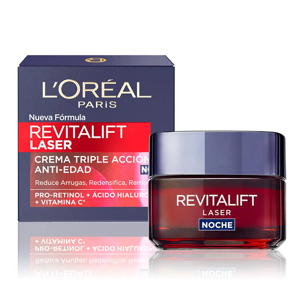 L'ORÉAL PARIS-REVITALIFT LASER X3 creme de noite 50 ml-DrShampoo - Perfumaria e Cosmética