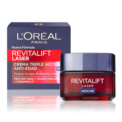 L'ORÉAL PARIS-REVITALIFT LASER X3 creme de noite 50 ml-DrShampoo - Perfumaria e Cosmética