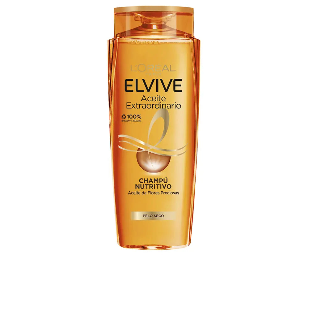 L'ORÉAL PARIS-SHAMPOO NUTRIÇÃO INTENSA ÓLEO EXTRAORDINÁRIO ELVIVE 700 ml-DrShampoo - Perfumaria e Cosmética