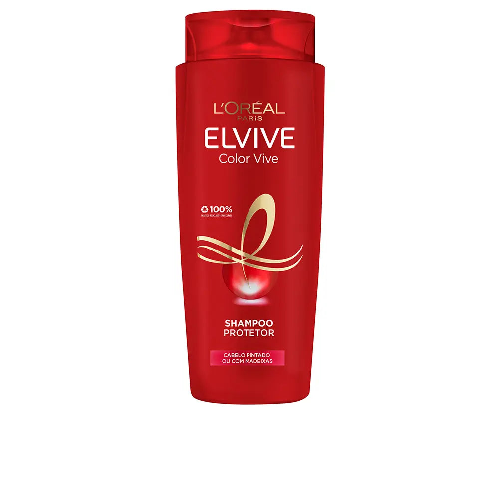 L'ORÉAL PARIS-SHAMPOO PROTETOR COLOR-VIVE ELVIVE 700 ml-DrShampoo - Perfumaria e Cosmética