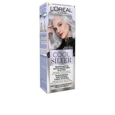 L'ORÉAL PARIS-TRATAMENTO TONALIZANTE GRIS PLATINA COOL SILVER Pérola Branca 1 u.-DrShampoo - Perfumaria e Cosmética