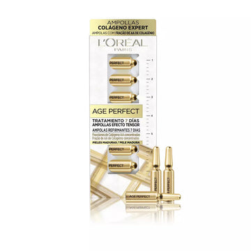 L'ORÉAL PARIS-Tratamento AGE PERFECT 7 DAYS LONG frascos de efeito tensor x 7 unidades-DrShampoo - Perfumaria e Cosmética Imagen principal del producto