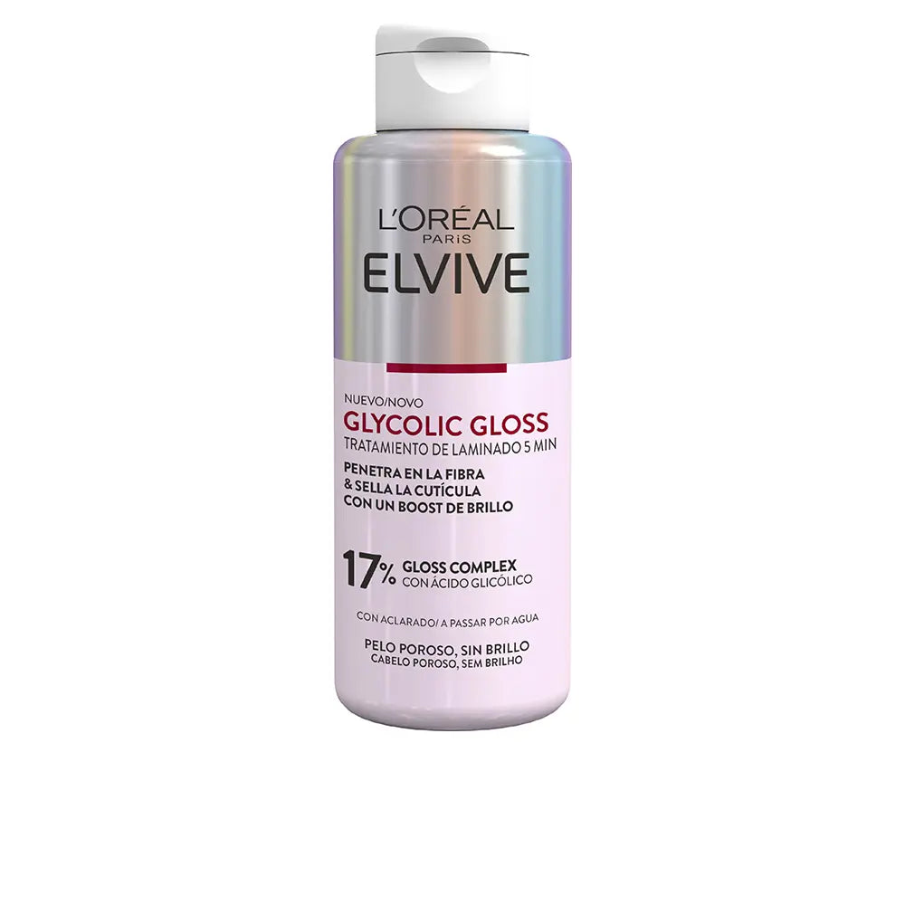 L'ORÉAL PARIS-Tratamento Laminar ELVIVE GLOSS GLICÓLICO 5 min 550 ml-DrShampoo - Perfumaria e Cosmética