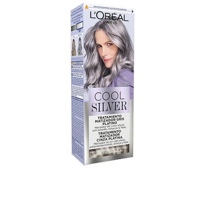 L'ORÉAL PARIS-Tratamento de tonalização cinza platina COOL SILVER Silver 1 un.-DrShampoo - Perfumaria e Cosmética