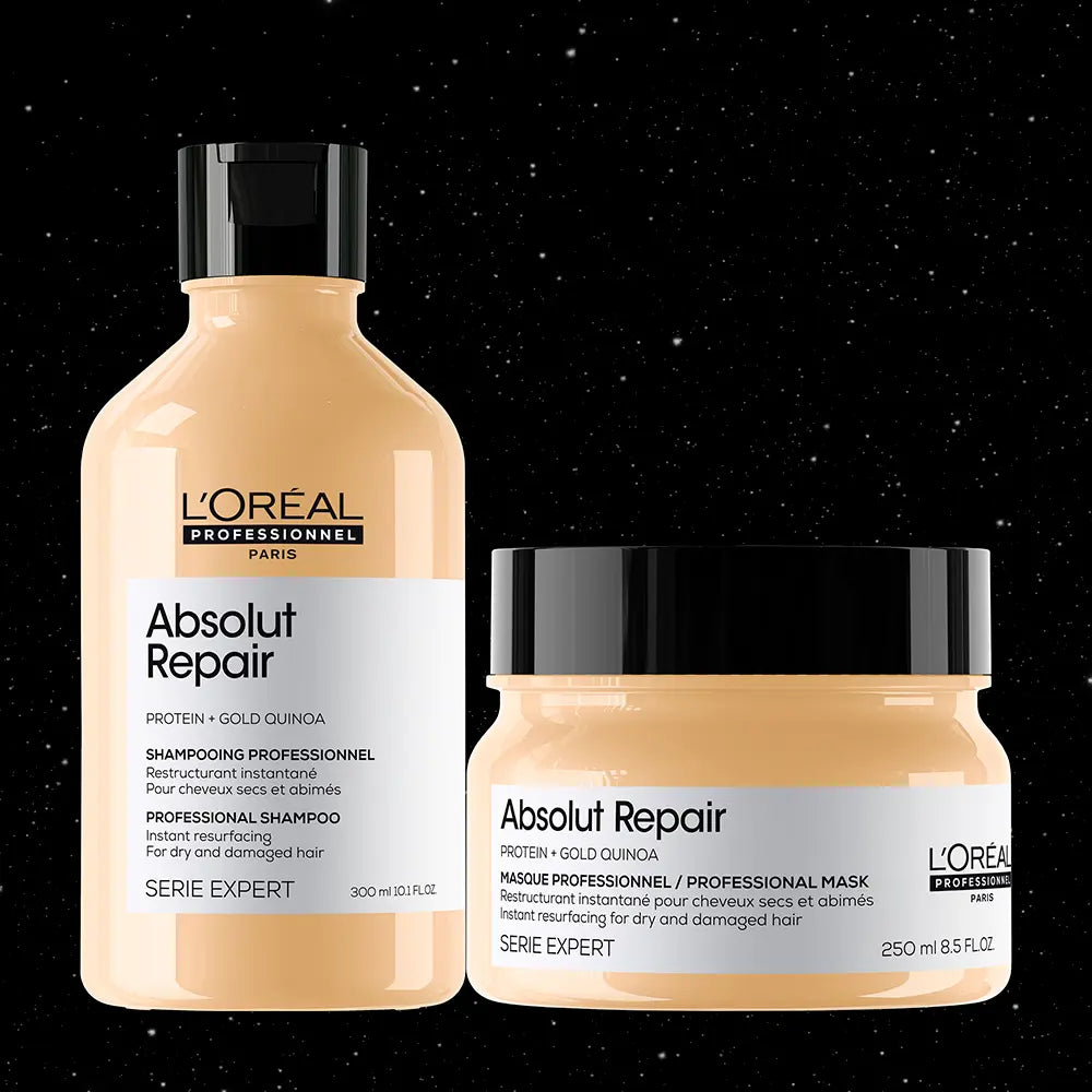 L'ORÉAL PROFESSIONNEL PARIS-ABSOLUT REPAIR CASE 2 pcs-DrShampoo - Perfumaria e Cosmética
