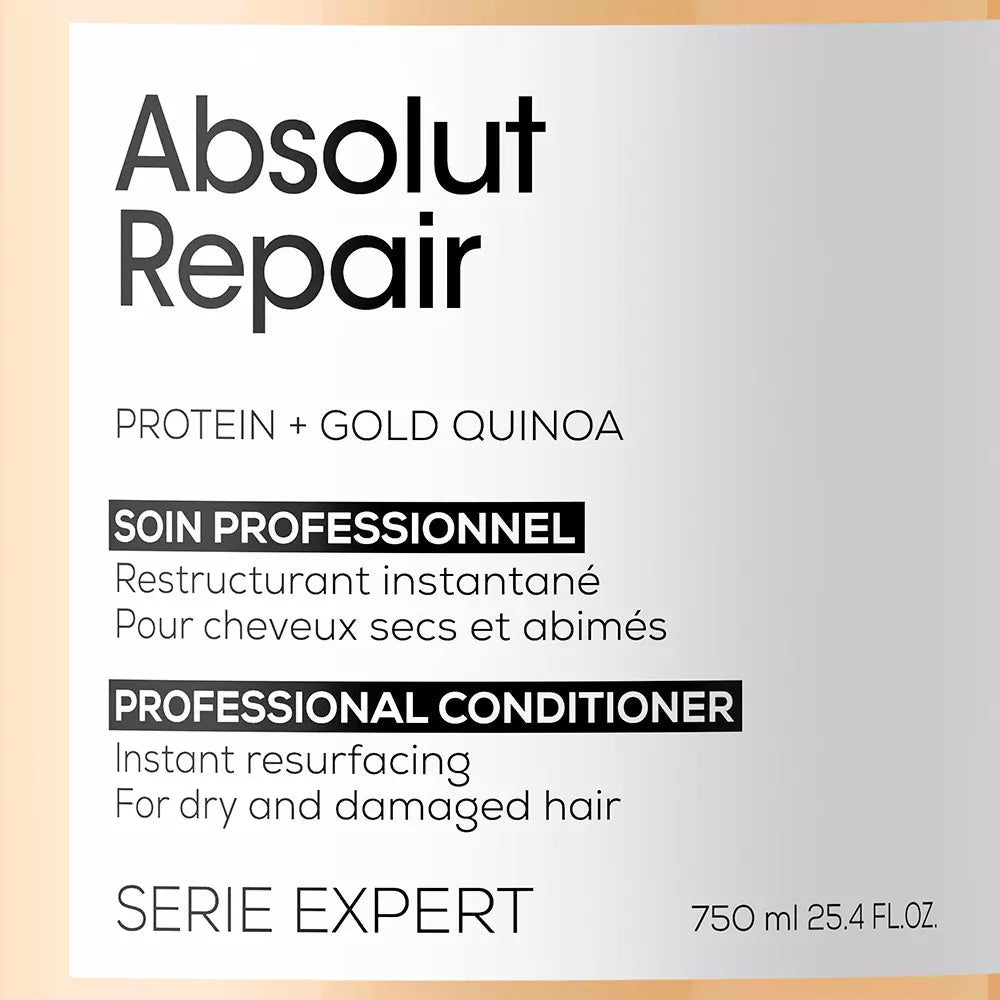 L'ORÉAL PROFESSIONNEL PARIS-ABSOLUT REPAIR GOLD condicionador 750ml-DrShampoo - Perfumaria e Cosmética