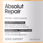 L'ORÉAL PROFESSIONNEL PARIS-ABSOLUT REPAIR GOLD condicionador 750ml-DrShampoo - Perfumaria e Cosmética