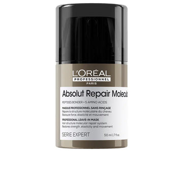 L'ORÉAL PROFESSIONNEL PARIS-ABSOLUT REPAIR MOLECULAR máscara profissional reparadora sem enxágue para cabelos danificados 50 ml-DrShampoo - Perfumaria e Cosmética Image principale du produit