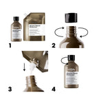 L'ORÉAL PROFESSIONNEL PARIS-ABSOLUT REPAIR MOLECULAR shampoo profissional sem sulfato para cabelos danificados recarga 500 ml-DrShampoo - Perfumaria e Cosmética