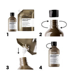 L'ORÉAL PROFESSIONNEL PARIS-ABSOLUT REPAIR MOLECULAR shampoo profissional sem sulfato para cabelos danificados recarga 500 ml-DrShampoo - Perfumaria e Cosmética