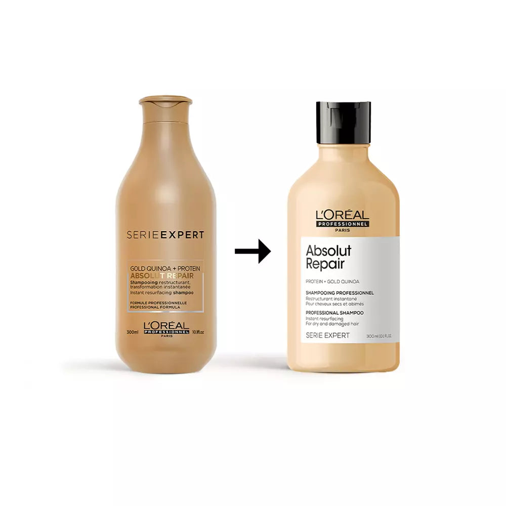 L'ORÉAL PROFESSIONNEL PARIS-ABSOLUT REPAIR shampoo profissional 300ml-DrShampoo - Perfumaria e Cosmética