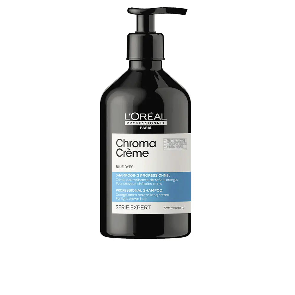 L'ORÉAL PROFESSIONNEL PARIS-CHROMA CRÈME xampu profissional com corantes azuis de 500 ml.-DrShampoo - Perfumaria e Cosmética