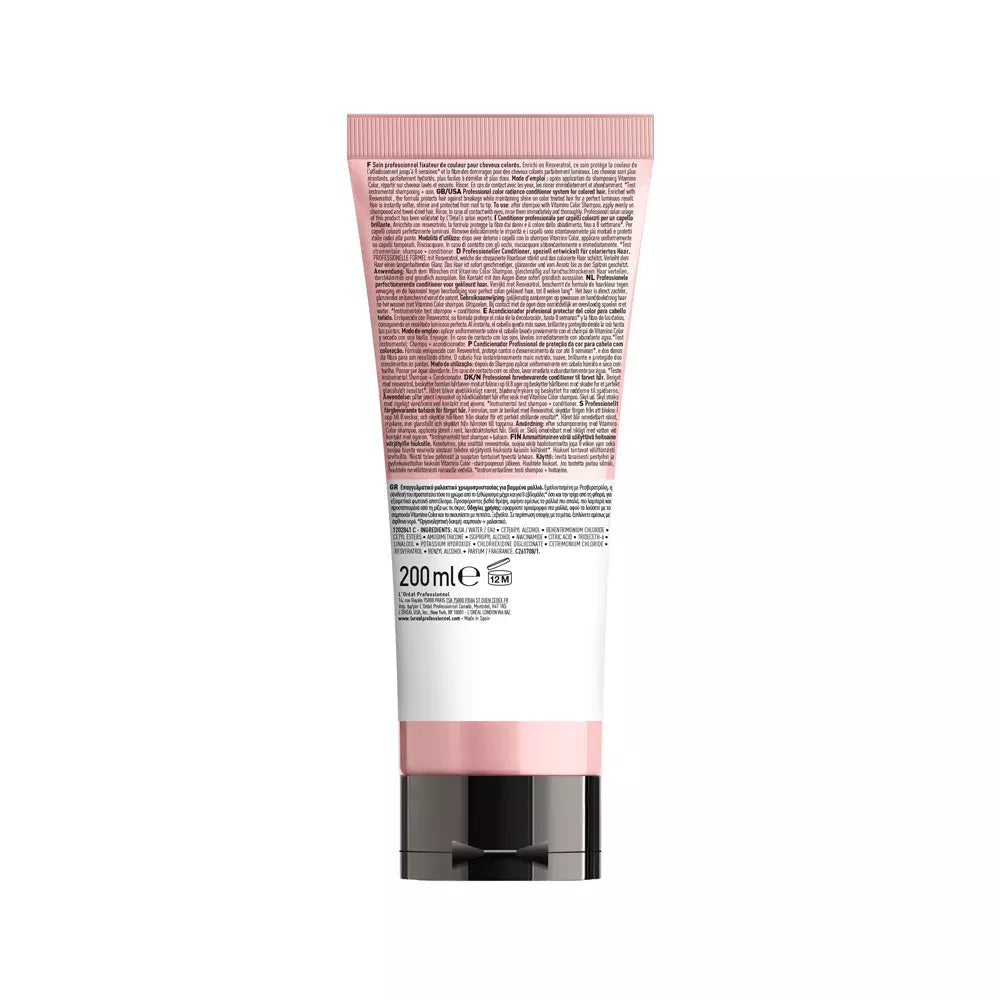 L'ORÉAL PROFESSIONNEL PARIS-Condicionador profissional VITAMINO COLOR 200 ml-DrShampoo - Perfumaria e Cosmética