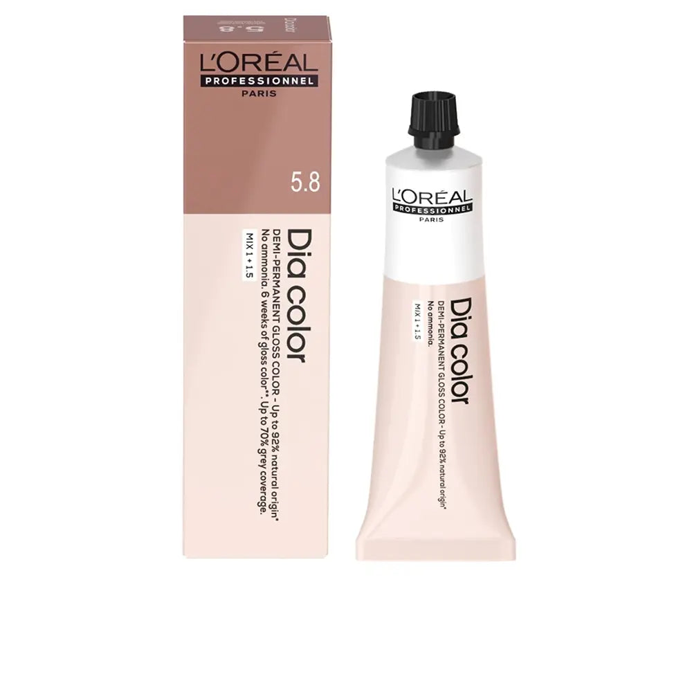 L'ORÉAL PROFESSIONNEL PARIS-DIA COLOR coloração demi permanente sem amônia 54 60 ml-DrShampoo - Perfumaria e Cosmética Image principale du produit