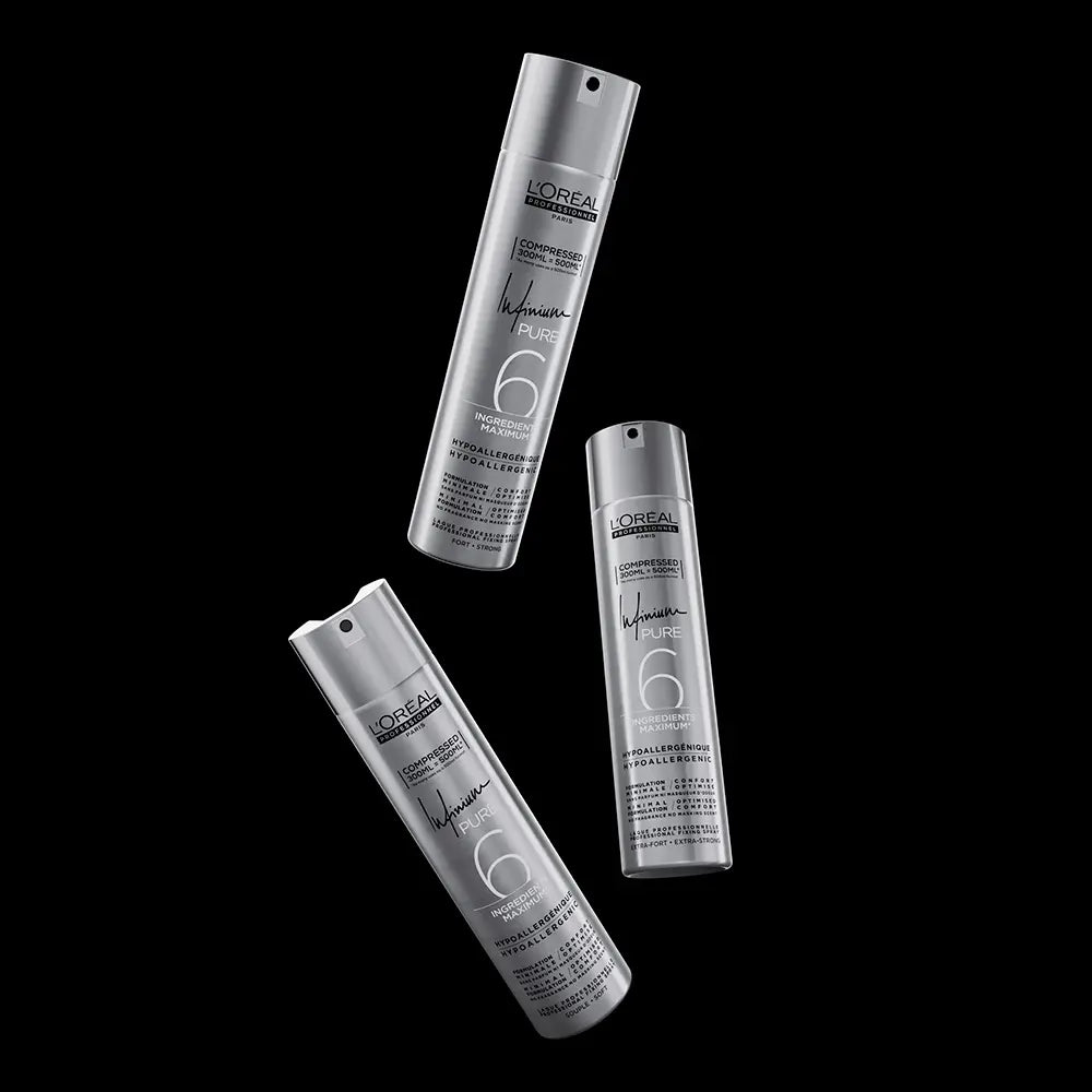 L'ORÉAL PROFESSIONNEL PARIS-INFINIUM PURE laquê extra forte 500 ml.-DrShampoo - Perfumaria e Cosmética