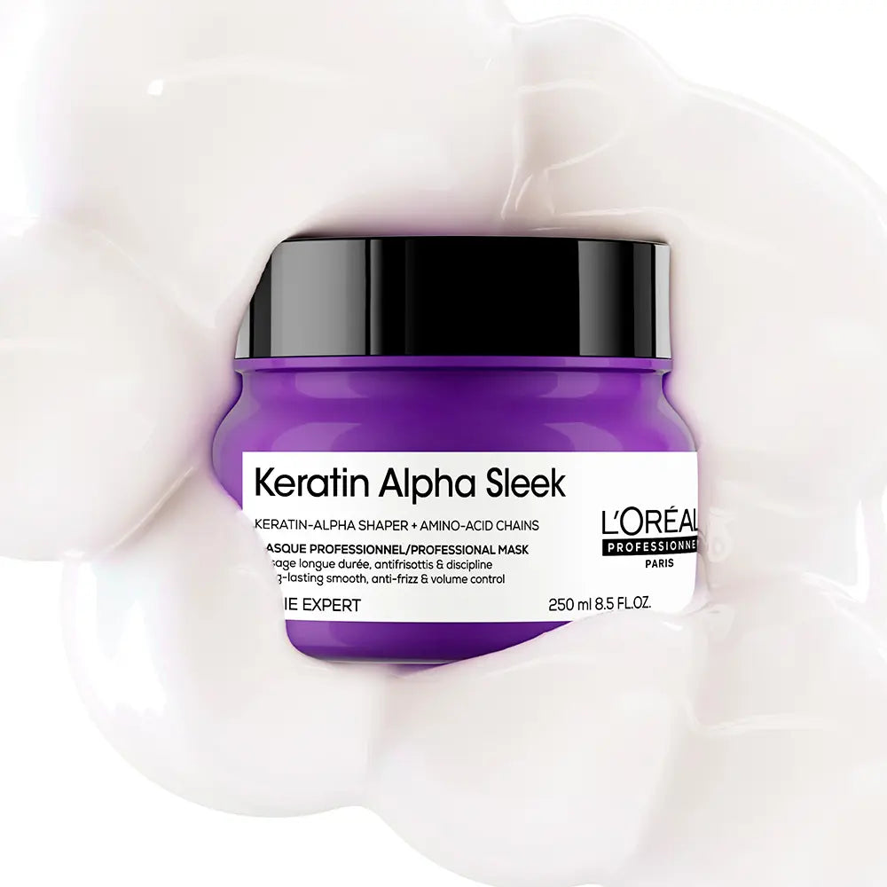 L'ORÉAL PROFESSIONNEL PARIS-KERATIN ALPHA SLEEK mascarilla 250 ml-DrShampoo - Perfumaria e Cosmética