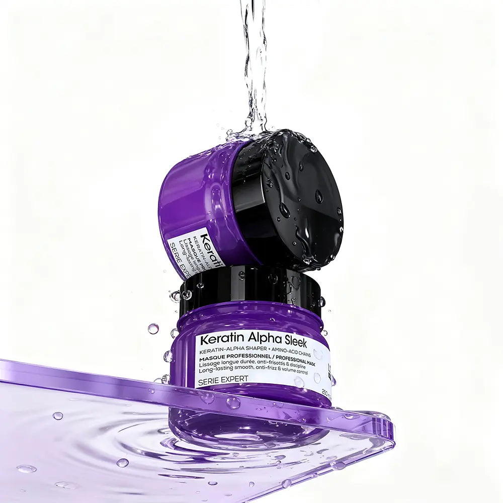 L'ORÉAL PROFESSIONNEL PARIS-KERATIN ALPHA SLEEK mascarilla 250 ml-DrShampoo - Perfumaria e Cosmética