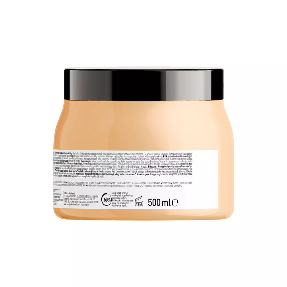 L'ORÉAL PROFESSIONNEL PARIS-Máscara ABSOLUT REPAIR GOLD 500 ml-DrShampoo - Perfumaria e Cosmética