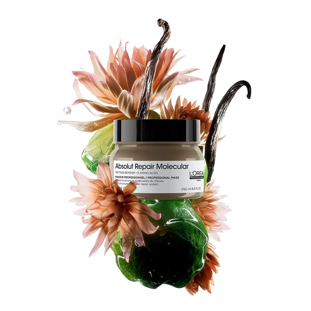 L'ORÉAL PROFESSIONNEL PARIS-Máscara ABSOLUT REPAIR MOLECULAR para cabelos danificados 250 ml-DrShampoo - Perfumaria e Cosmética