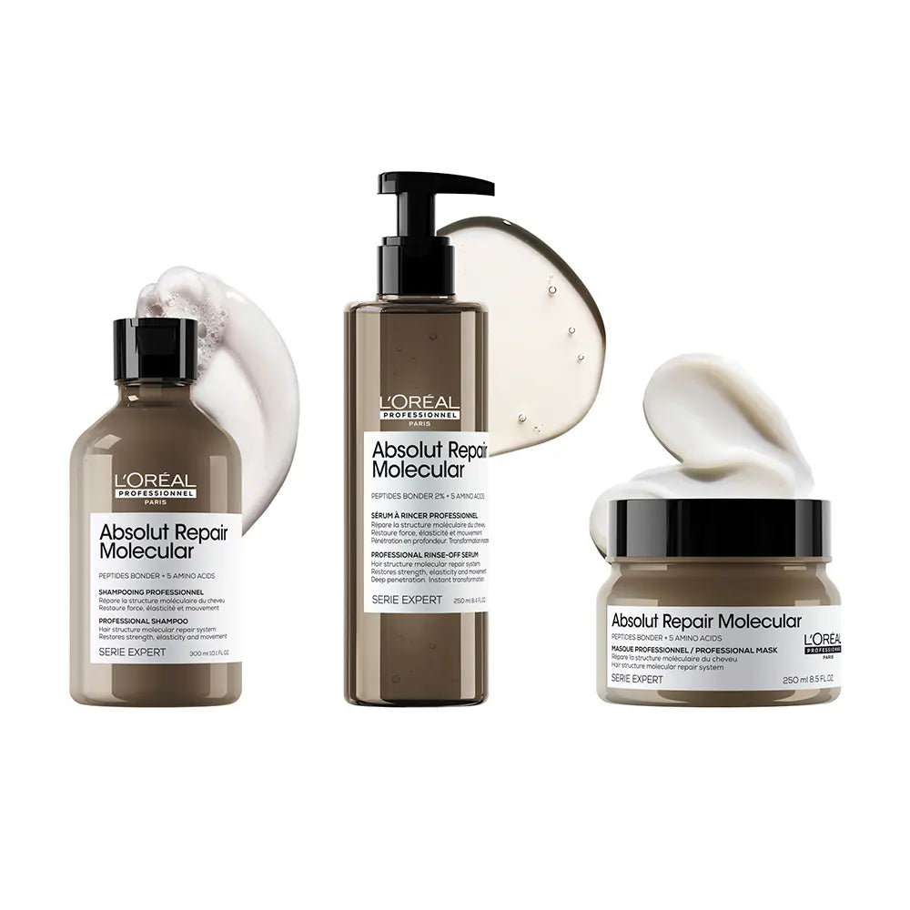 L'ORÉAL PROFESSIONNEL PARIS-Máscara ABSOLUT REPAIR MOLECULAR para cabelos danificados 250 ml-DrShampoo - Perfumaria e Cosmética
